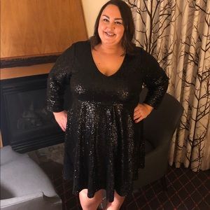 Black Sequence dress